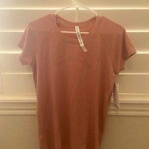 Lululemon Swiftly Tech Short Sleeve 2.0. Color: Pink Savannah. Size: 12 Tags on